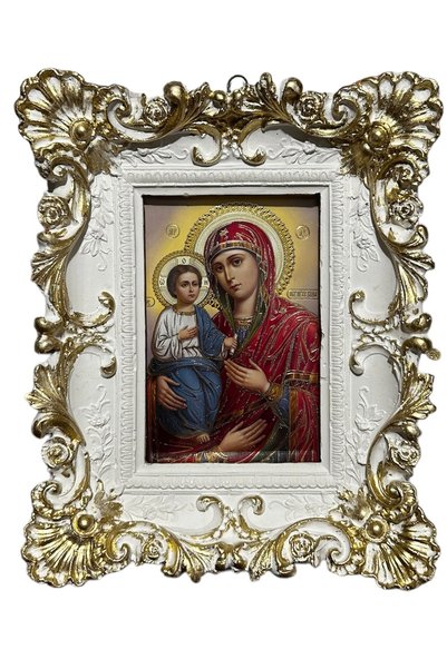 Ceramic Icoană de perete a Maicii Domnului, ceramică, 25/22 cm