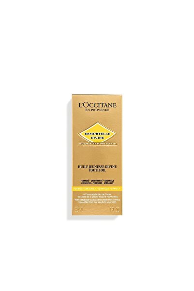 L'Occitane Immortelle Divine Yaşlanma Karşıtı Serum, Yağ Bazlı, Ölmezotu ve Argan Yağı İçeren, 30 ml