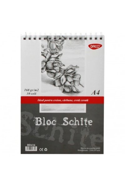 daço Bloc A4 schite 160gr 30 file DACO
