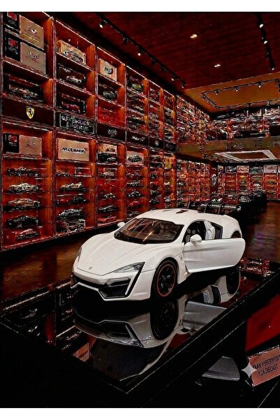 OYUNCAKSAHİLİ Lykan Hypersport 1.24 Metal Koleksiyon Araba Doom 20.5cm Fast A...