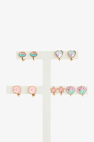 Penti Girl's Mermaid 5-Piece Earrings
