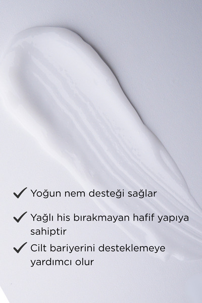 Leef Nemlendirici Yüz Kremi Üre Hyaluronik Asit Derin Nem Cilt Bariyeri Tüm Cilt Tipleri Su Bazlı