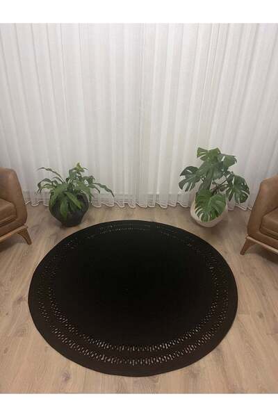 naylişhome Jüt Hasır Kahverengi Çift Trikotlu Salon Mutfak Kilim Paspas Çeyiz...