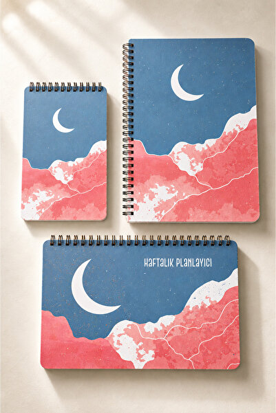 Apeirona Planer set | 3 odvojene posebne stavke | Dnevni planer | Nedeljni pl...