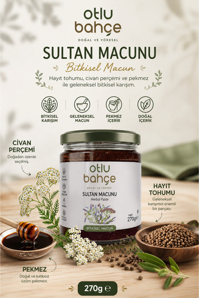 Otlu Bahçe Karadut Özlü, Civan Perçemli Hayıt Bitkisel Sultan Macunu, Chaste ...