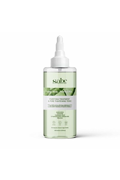 sabe Gözenek Sıkılaştırıcı ve Arındırıcı Bakım Toniği 200 ml AHA BHA Panthenol