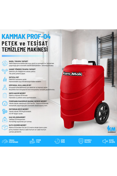Kammak Prof-04 Petek Temizleme Makinesi
