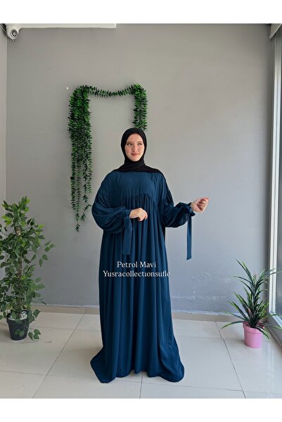 Yüsra Collection Φόρεμα με λουράκια Ferace Tesettür Liza