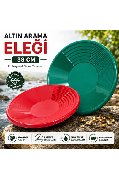 seraptakidunyasi Gold Pan Altın Eleme Tavası 38 CM Büyük Boy Kamp Outdoor Def...