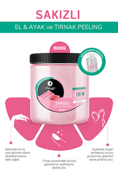 Smoothly Sakız Aromalı Canlandırıcı & Yumuşatıcı El Ayak Ve Vücut Bakım Peeli...