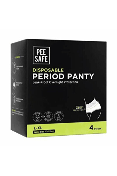Pee Safe ملابس داخلية للاستخدام مرة واحدة من PeeSafe، 4 ملابس داخلية، مقاس L ...