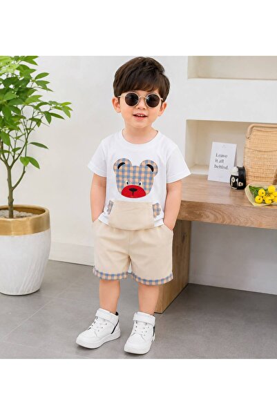gül garden Children's shorts T-shirt children's shorts set