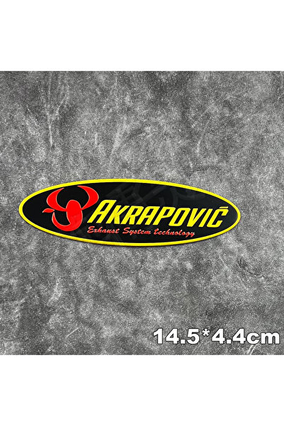 Choice4 A5 For Akrapovic Exhaust Pipe Metal Aluminum Label Stickers Motorcycl...