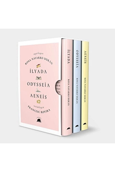 Kolektif Kitap Çocuklar İçin Destanlar: İlyada - Odysseia - Aeneis (3 Kitap T...