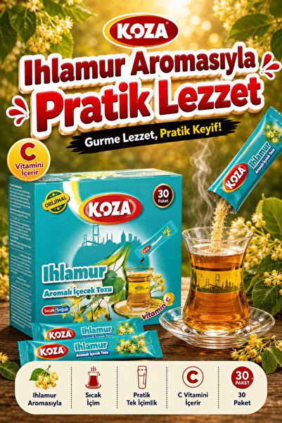 Koza Gurmelerin Seçimi Pratik Lezzet Ihlamur Aromalı Tek İçimlik Toz Ihlamur ...
