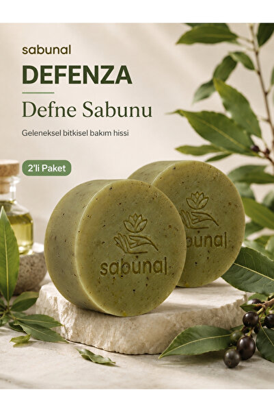 sabunal Defenza Laurel Soap 2 Pcs - Traditional Purifying Natural Daily Care ...