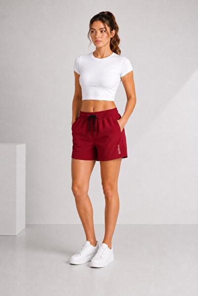 giyimpatik Women's Swim Shorts Beach Sports Casual Shorts with Pockets Reflec...