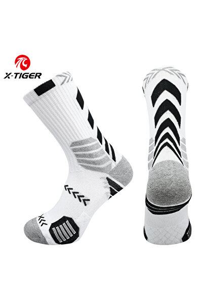 Choice N-WZ-2303 X-TIGER Sports Cycling Socks Breathable Cotton Aero Socks Bi...