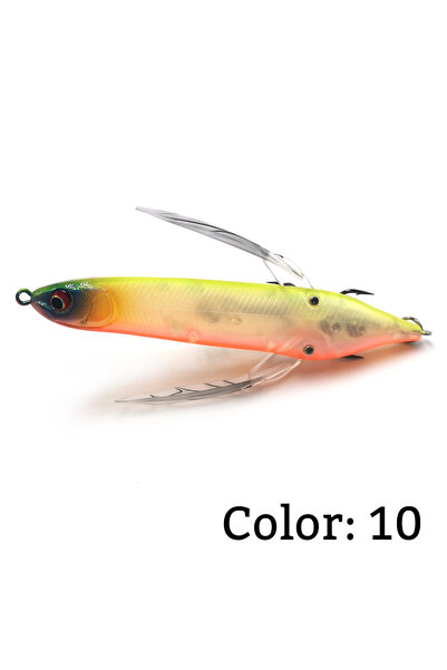 Choice13 Color 10 2023 New Dragonfly Topwater Crawler Bait 80mm 6.5g Artifici...
