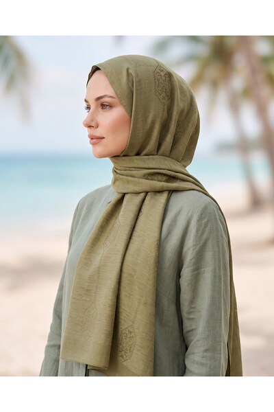 Valentino Orlandi شال سيينا من الجاكار - نمط زخرفي - 09 - ورق تغليف