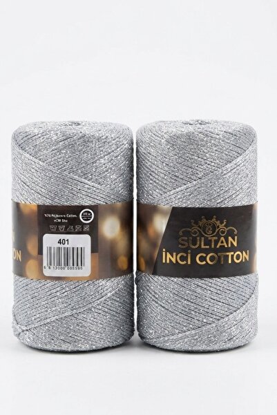 hobi dünyası evim Sultan İnci Cotton Simli İp Örgü Çanta Sepet Supla Malzemes...