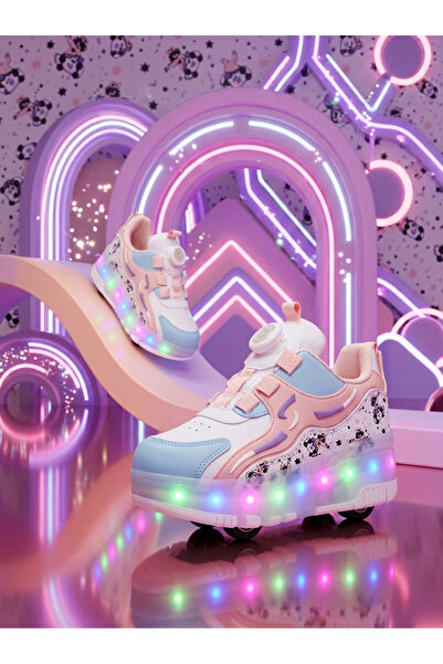 ROCKY PATENLİ IŞIKLI SPOR AYAKKABISI & TEKERLEKLİ SNEAKERS