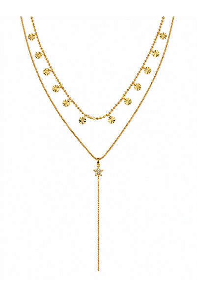 CHARMLUCKY Special Series Pul-Yildiz Y 2-Piece Necklace
