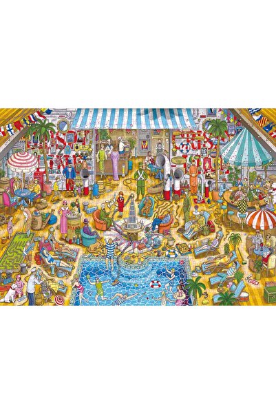 Choice Pool Party 70*50cm Adult Puzzle 1000 Pieces Paper Jigsaw Puzzles Pool ...