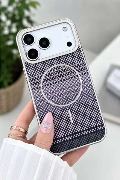 Go Aksesuar Iphone 17 Promax Uyumlu KARBON MAGSAFE Özellikli Darbe Önleyici S...