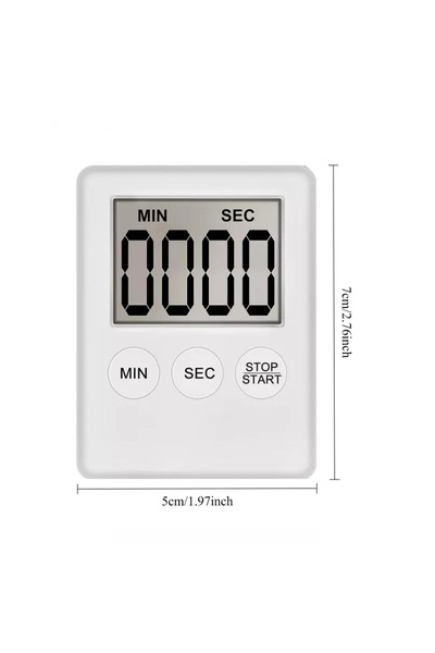 Choice B-white Super Mini LCD Digital Display Kitchen Timer Kitchen Countdown...