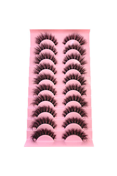 Choice7 1012 10 Pairs Mix Lashes Mink Fluffy Dramatic False Eyelashes Natural...