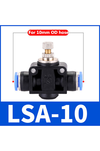 Choice3 LSA-10-5PCS 5PCS Pneumatics Air Throttle Valve Speed Control Quick Ho...