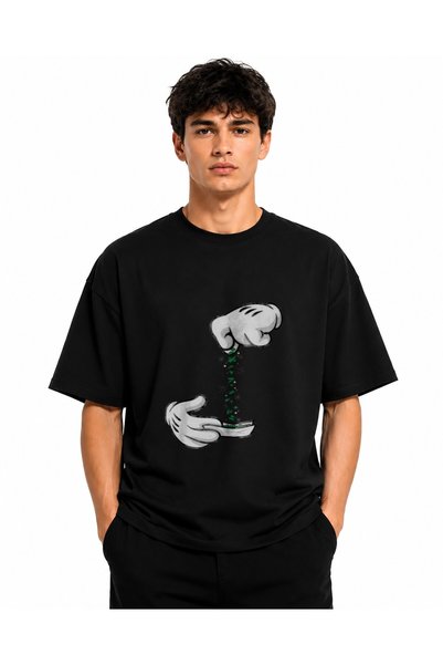 Inscriptie Unisex Premium Cotton Casual T-Shirt "Mickey joint"