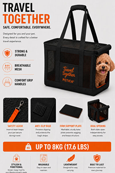 Petica Exclusive AirNest Kedi Köpek Taşıma Çantası