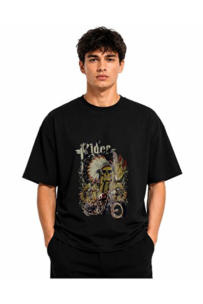 Inscriptie Unisex Βαμβακερό T-shirt Υψηλής Ποιότητας  "Ινδικός αναβάτης "