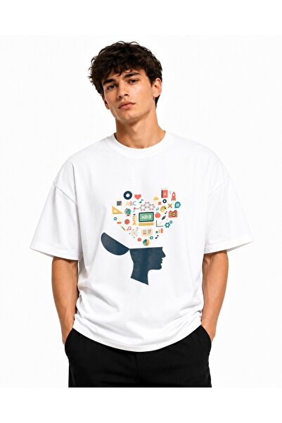 Inscriptie Unisex Βαμβακερό T-Shirt Υψηλής Ποιότητας  "Γνώση "