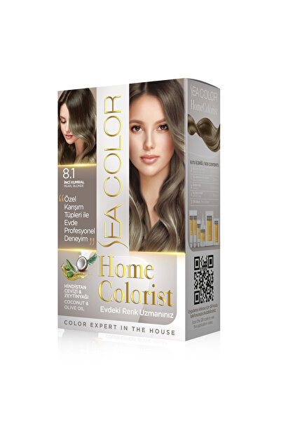 Sea Color Home Colorist Set Saç Boyası 8.1 İnci Kumral
