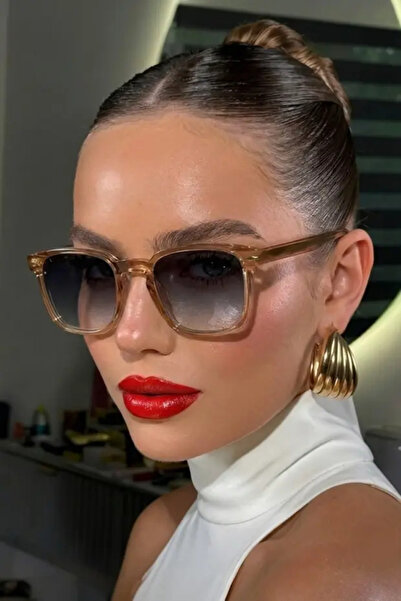 Chunky Frame نظارات شمسية مربعة كلاسيكية للجنسين