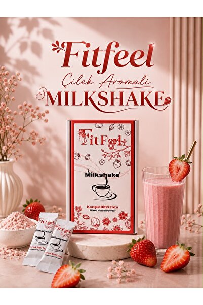FİTFEEL Çilek Aromalı Milkshake (1 Kutu)