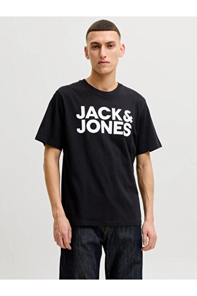 Jack & Jones Jjecorp Μπλουζάκι με λογότυπο, κοντομάνικο, στρογγυλή λαιμόκοψη,...