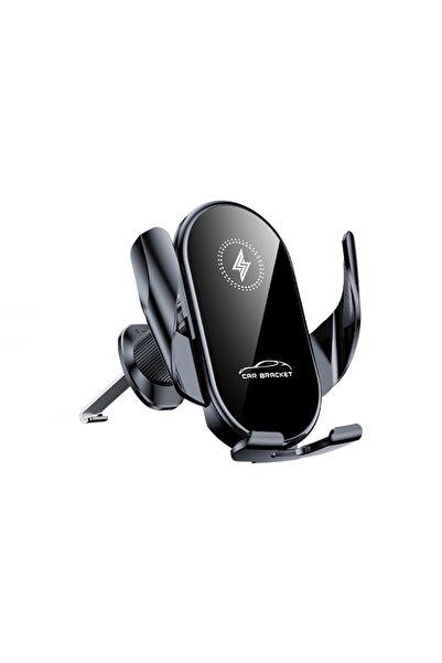 Choice6 F8 Air Vent Universal Car Phone Wireless Charging Holder One Hand Ope...