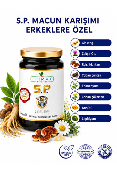 İtimat Bitkisel 1995 S.p. Macun Karışımı Ginseng-çakşır Otu-reişi Mantarı-çob...