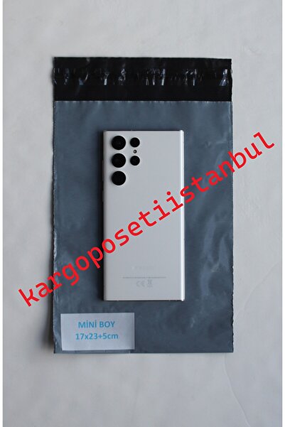 DİĞER1111 100 ADET MİNİ BOY CEPSİZ KARGO POŞETİ - 17x23x5 cm