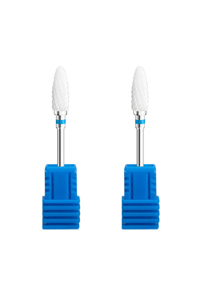 Choice48 TC-03 2 Pcs Ceramic Nail Drill Bit, Suitable for Acrylic Gel Nails, ...