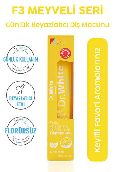 Dr.White Dr. White Daily Whitening Lime Mint Toothpaste 75ml (Mint Lemon)