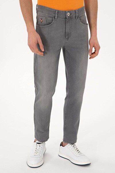 U.S. Polo Assn. U.S. Polo Assn. Men's Gray Jean Trousers 2081300
