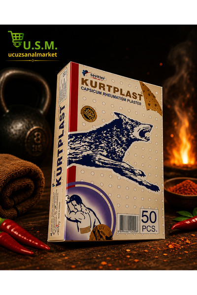 u.s.m ucuzsanalmarket Kurtplast Yakı Delikli Kapsikumlu 50 Adet