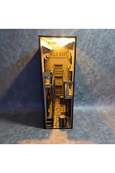 ardecem bilgisayar Book Nook Vahşi Batı Kitap Tutucu DIY Kendin Yap