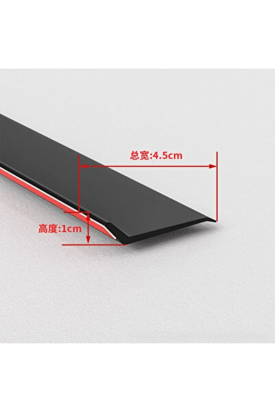 Choice 1m 4.5cm black 1m Waterproof Self Adhesive Strip for Window Glass Door...