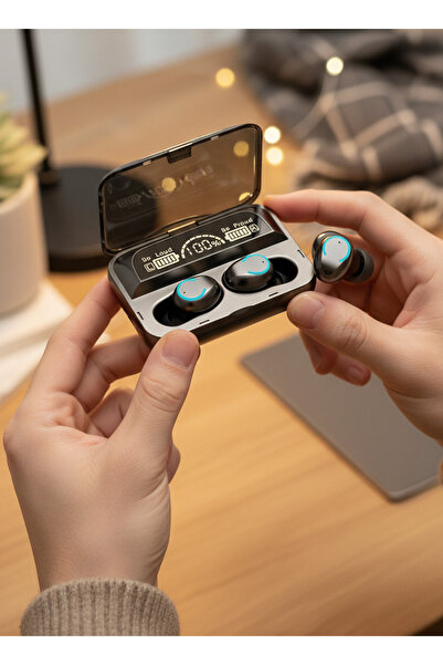Yallabena Bluetooth 5.3 Earbuds MP3 Player TF Card Digital Display Charging C...